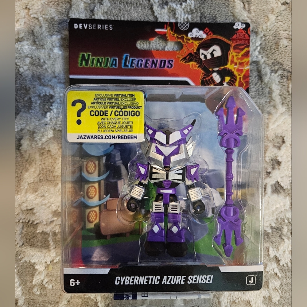 2 FOR $30 Ninja Legends Cybernetic Azure Sensei Toy Roblox